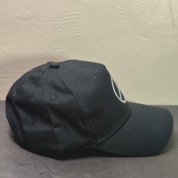Mercedes Benz Hat Cap Strap Back Black Emblem Logo Auto Adjustable Panel Mens - Picture 4 of 12